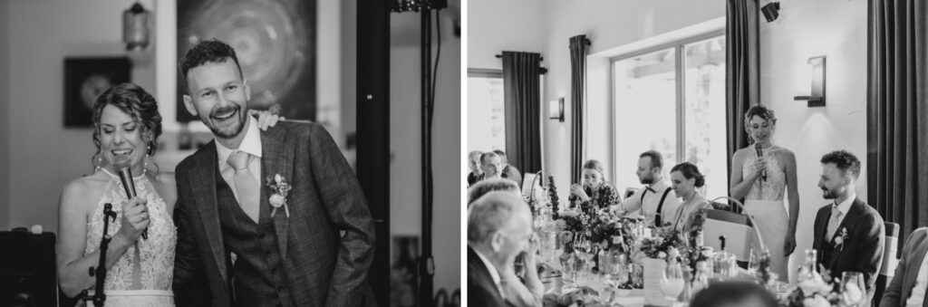 Gänge Menü beim Hochzeitstag